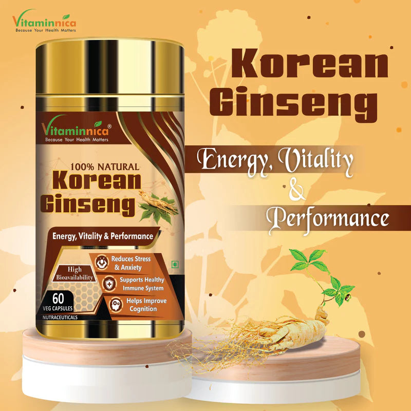 Vitaminnica Korean Ginseng-60 Capsules