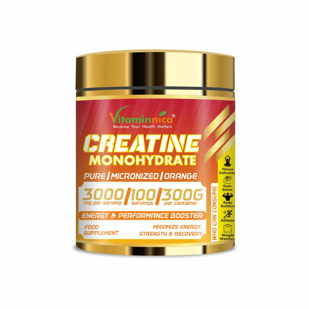 Creatine Monohydrate Powder |100% Pure - 100 Servings, 300g
