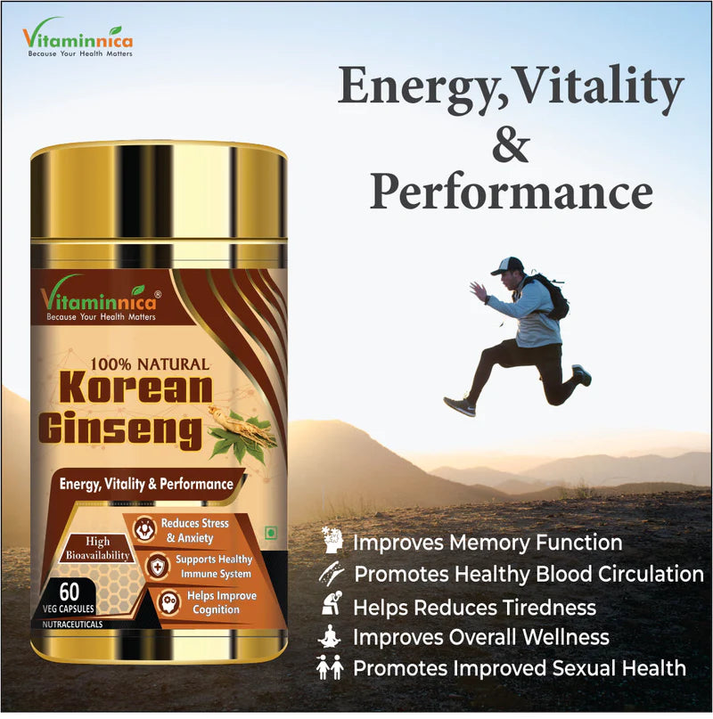Vitaminnica Korean Ginseng-60 Capsules