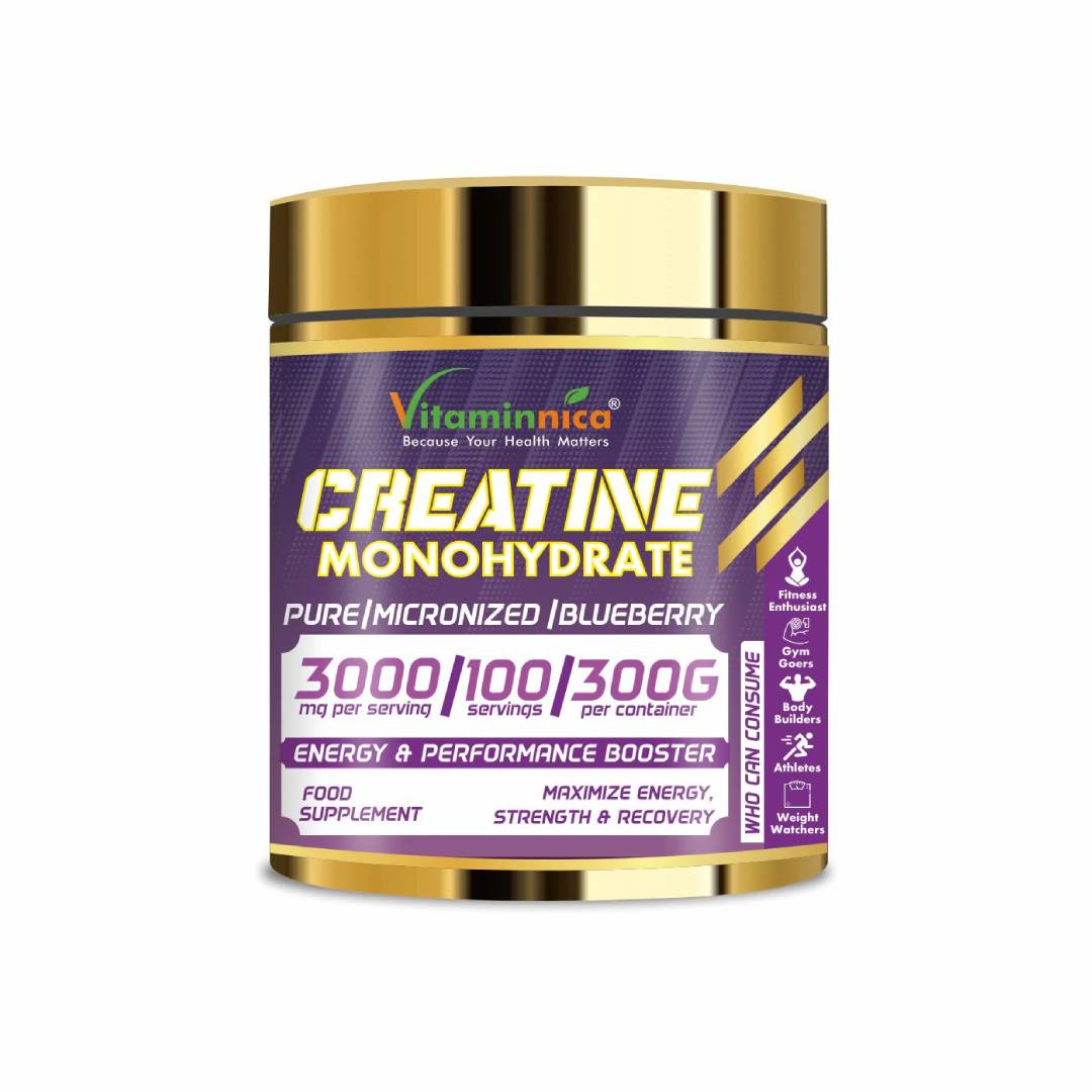 Creatine Monohydrate Powder |100% Pure - 100 Servings, 300g