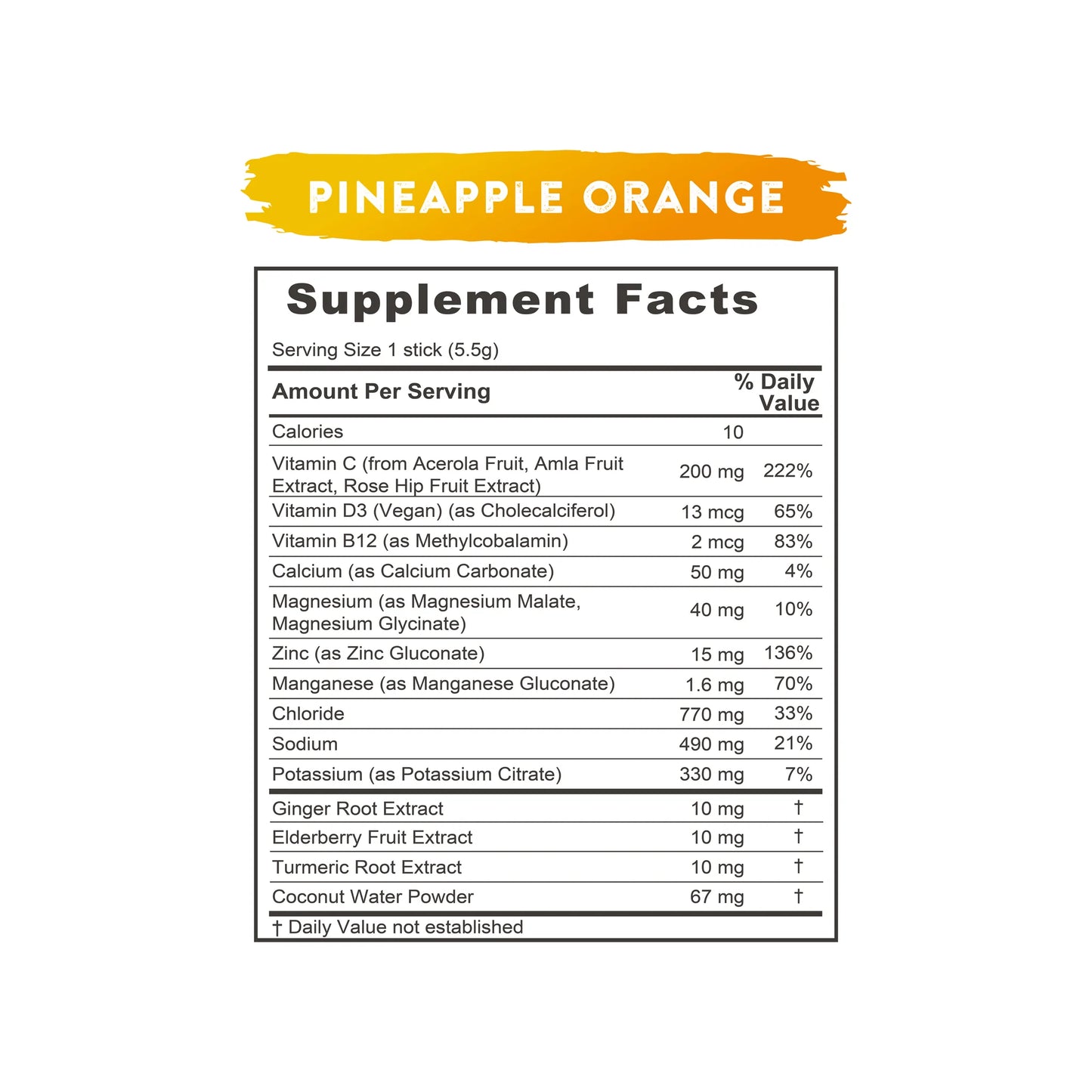 Re-Lyte Immunity Electrolyte Powder Sample Stick Pack