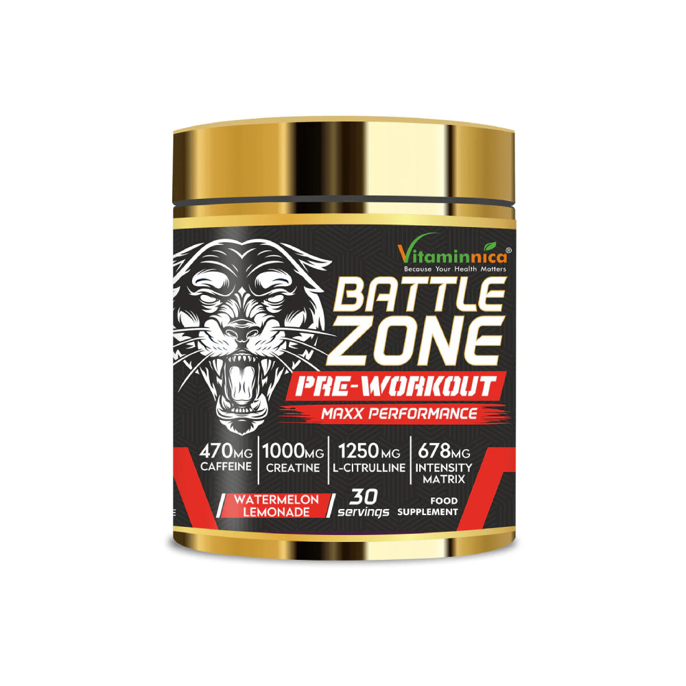 Vitaminnica Battle Zone Pre-workout- 240gms 30 servings
