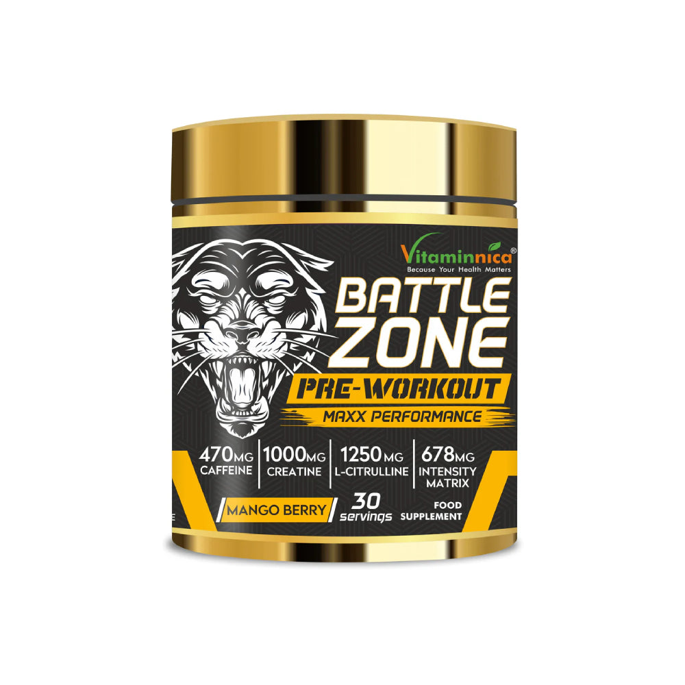 Vitaminnica Battle Zone Pre-workout- 240gms 30 servings