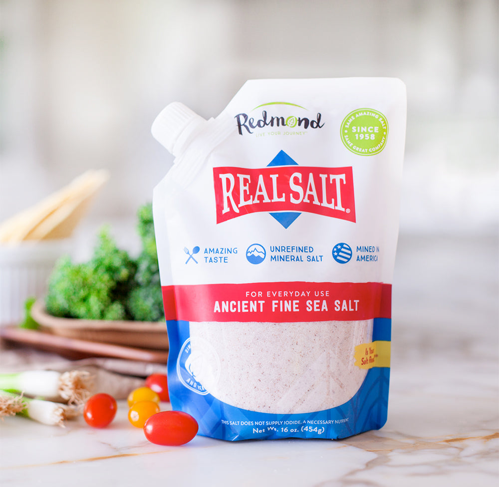 Real Salt Fine Refill Pouch 26oz/737g