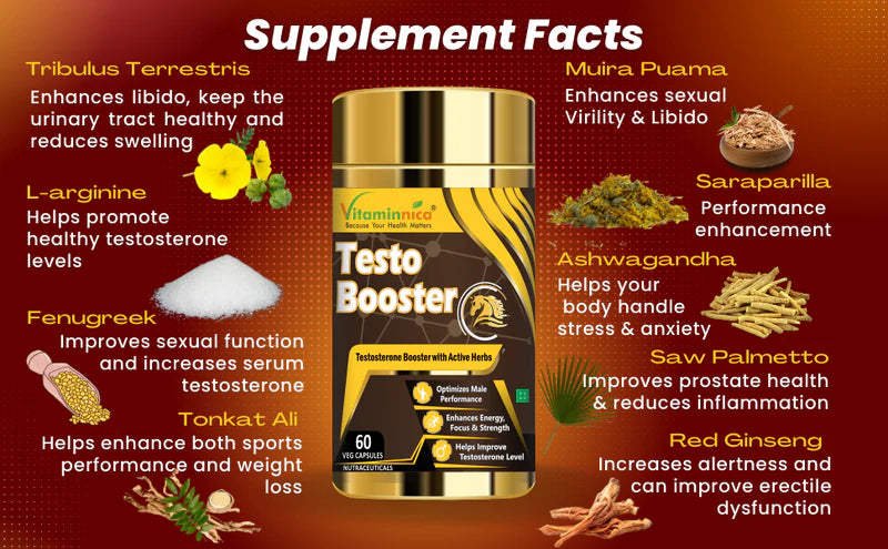 
                  
                    Vitaminnica Testo Booster- 60 Capsules
                  
                