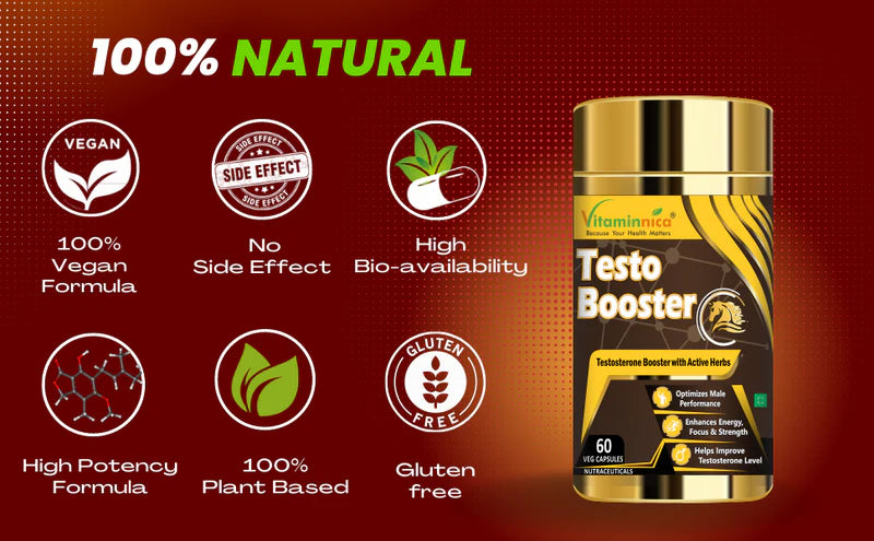 
                  
                    Vitaminnica Testo Booster- 60 Capsules
                  
                