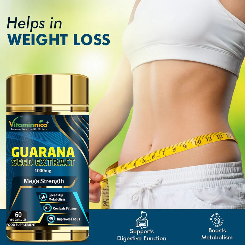 
                  
                    Vitaminnica Guarana Seed Extract- 60 Capsules
                  
                