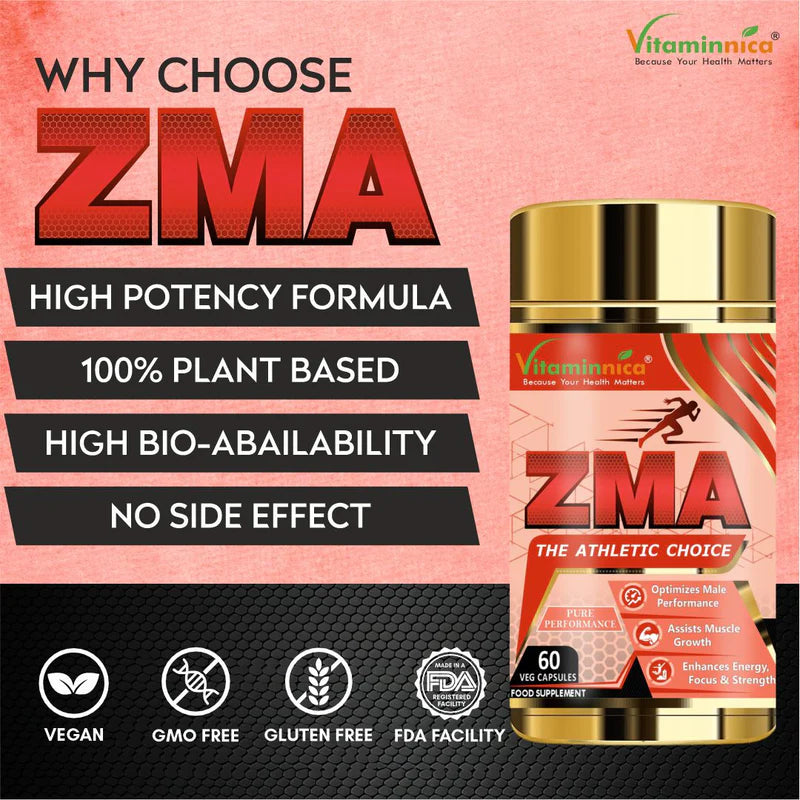 
                  
                    Vitaminnica ZMA - Sports Recovery- 60 Capsules
                  
                