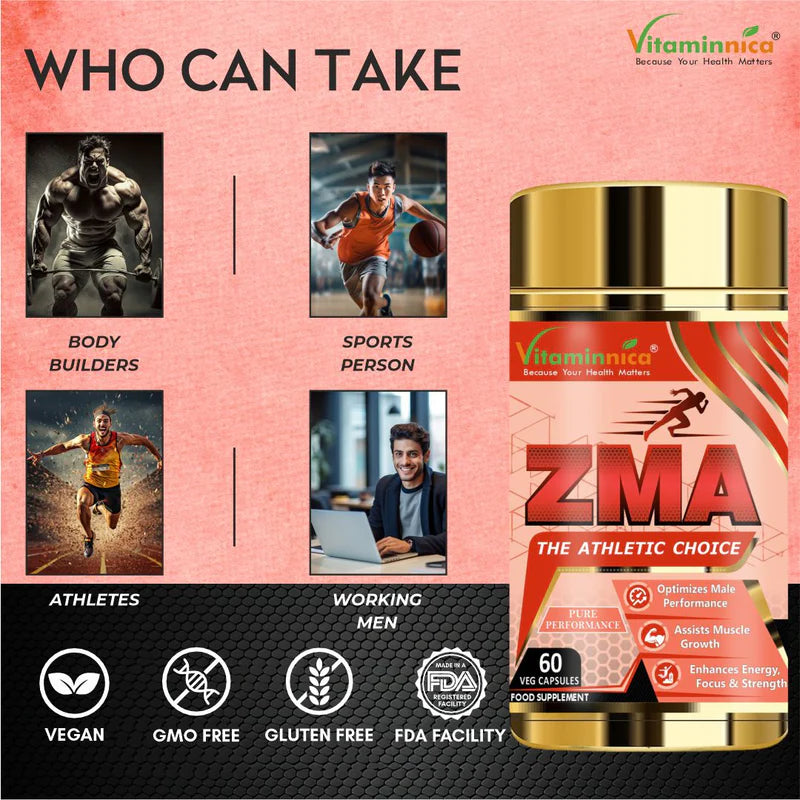 
                  
                    Vitaminnica ZMA - Sports Recovery- 60 Capsules
                  
                