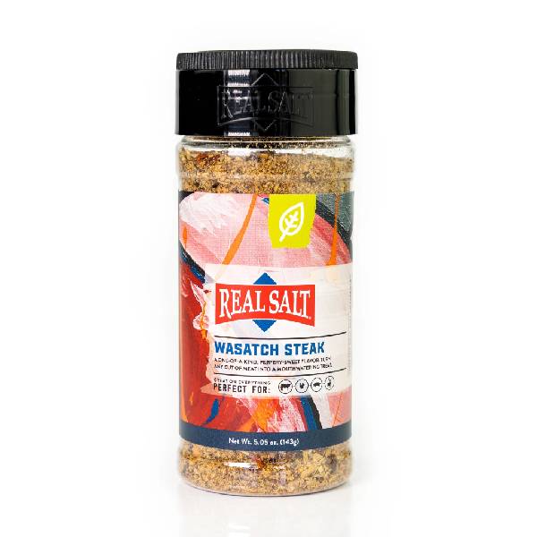 
                  
                    Real Salt Seasonings Wasatch Steak Shaker 143g
                  
                