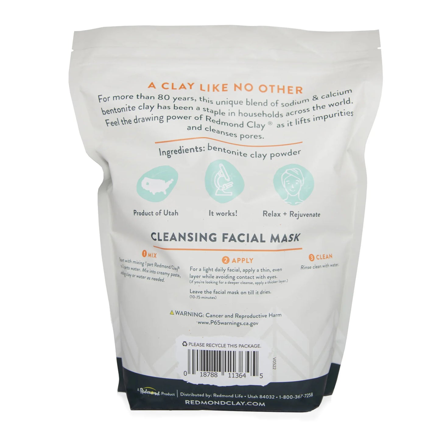 Redmond Bentonite Clay Ready-to-mix Clay Bag