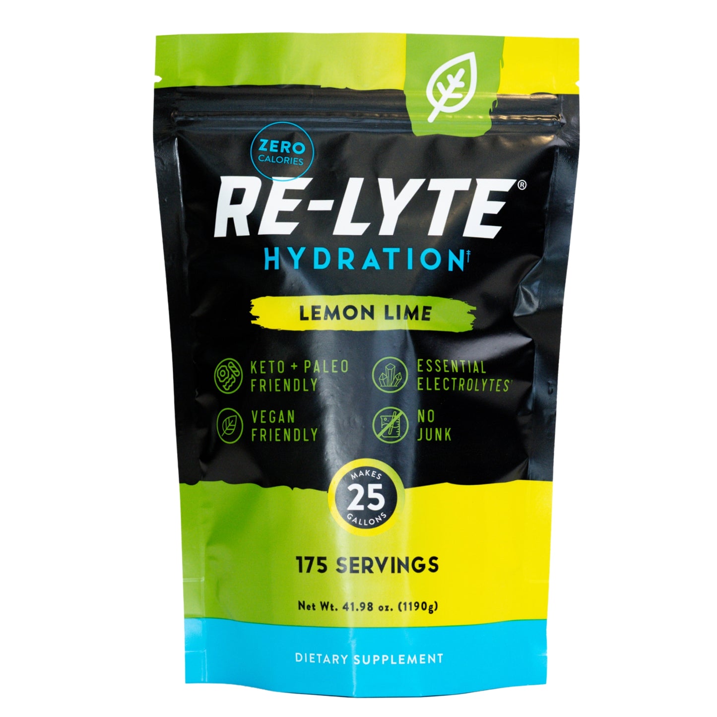 Re-Lyte Hydration Electrolyte Mix | Natural Sugar-Free Hydration Powder 175 Servings