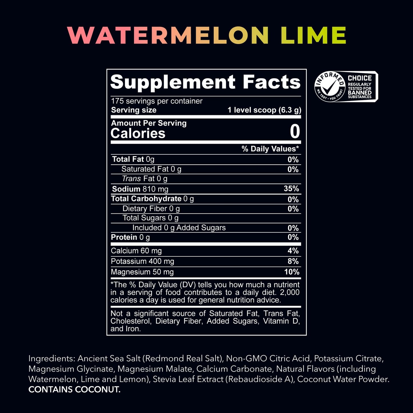 Re-Lyte Hydration Electrolyte Mix | Natural Sugar-Free Hydration Powder 175 Servings
