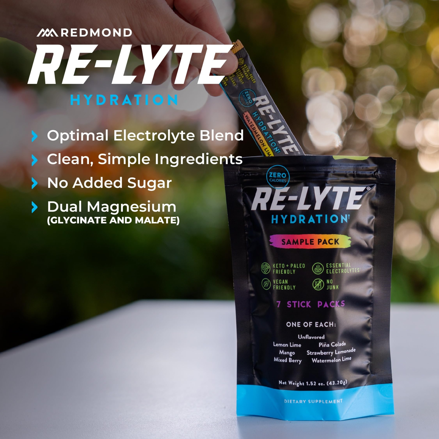 Re-Lyte® Hydration Electrolyte Powder Sample Pack (7 ct.)
