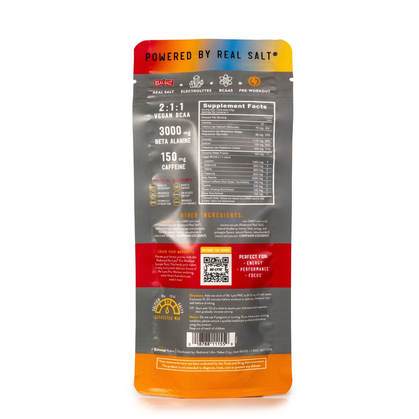 Re-Lyte Pre-Workout Sample Pack (4 ct.)