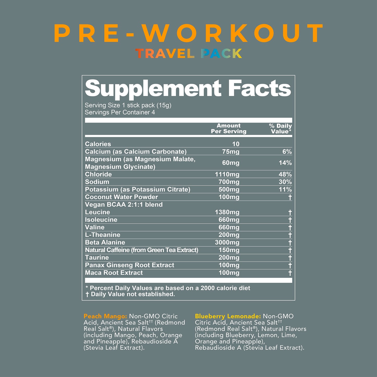 Re-Lyte Pre-Workout Sample Pack (4 ct.)