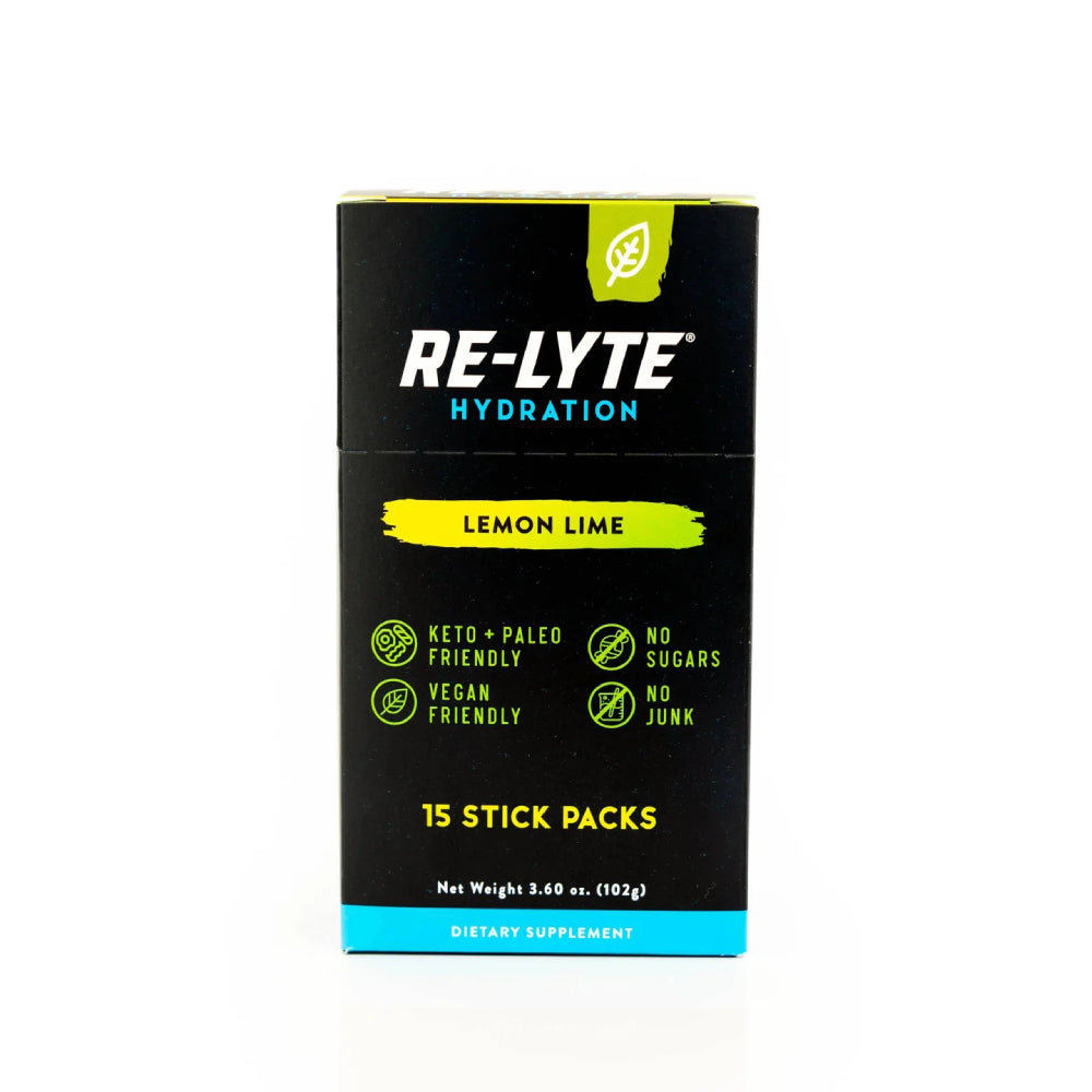 Re-Lyte Hydration Electrolyte Mix | Natural Sugar-Free Hydration Powder 15ct Sachets
