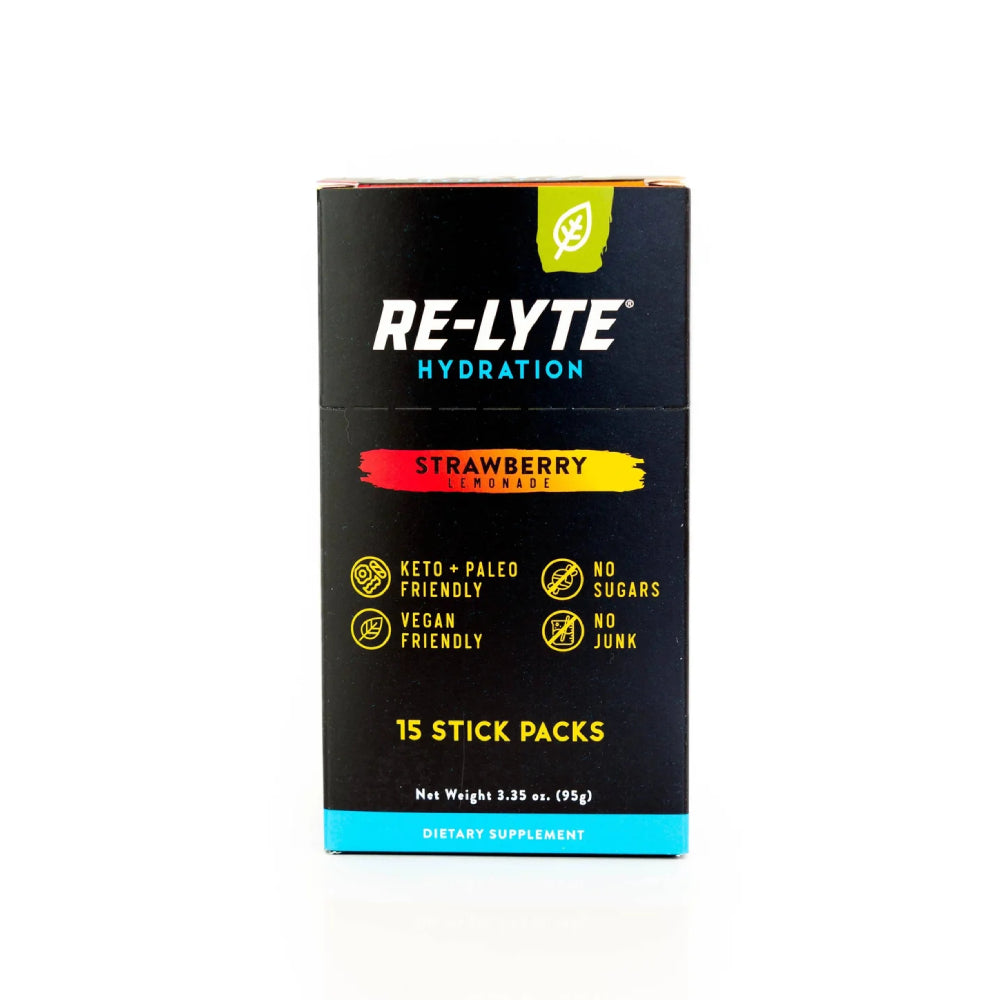 Re-Lyte Hydration Electrolyte Mix | Natural Sugar-Free Hydration Powder 15ct Sachets