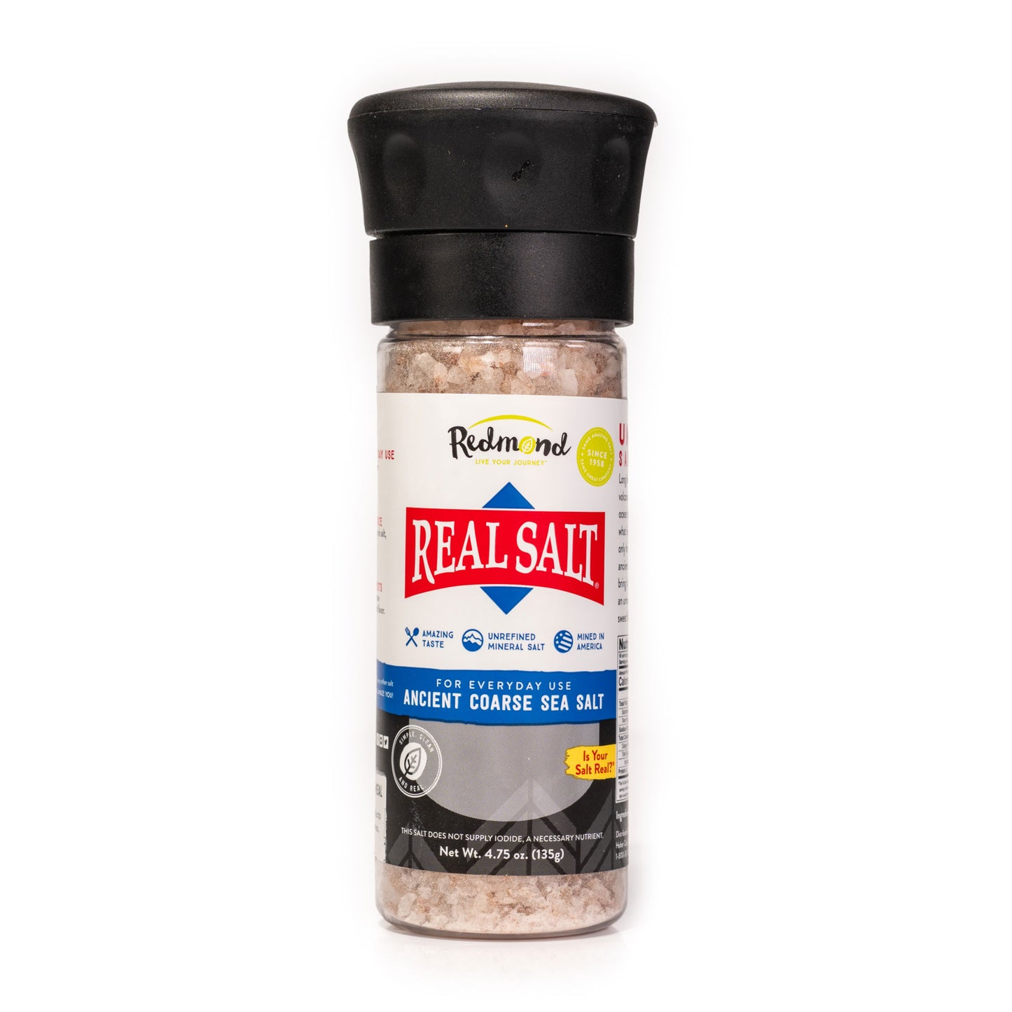 Real Salt Coarse Grinder 4.75oz/135g