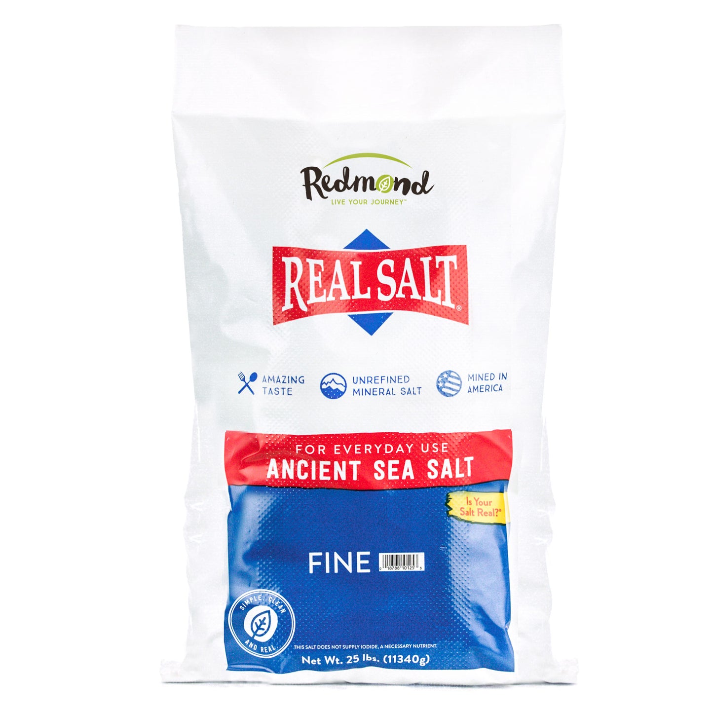 Real Salt Fine Bulk Bag 25lb