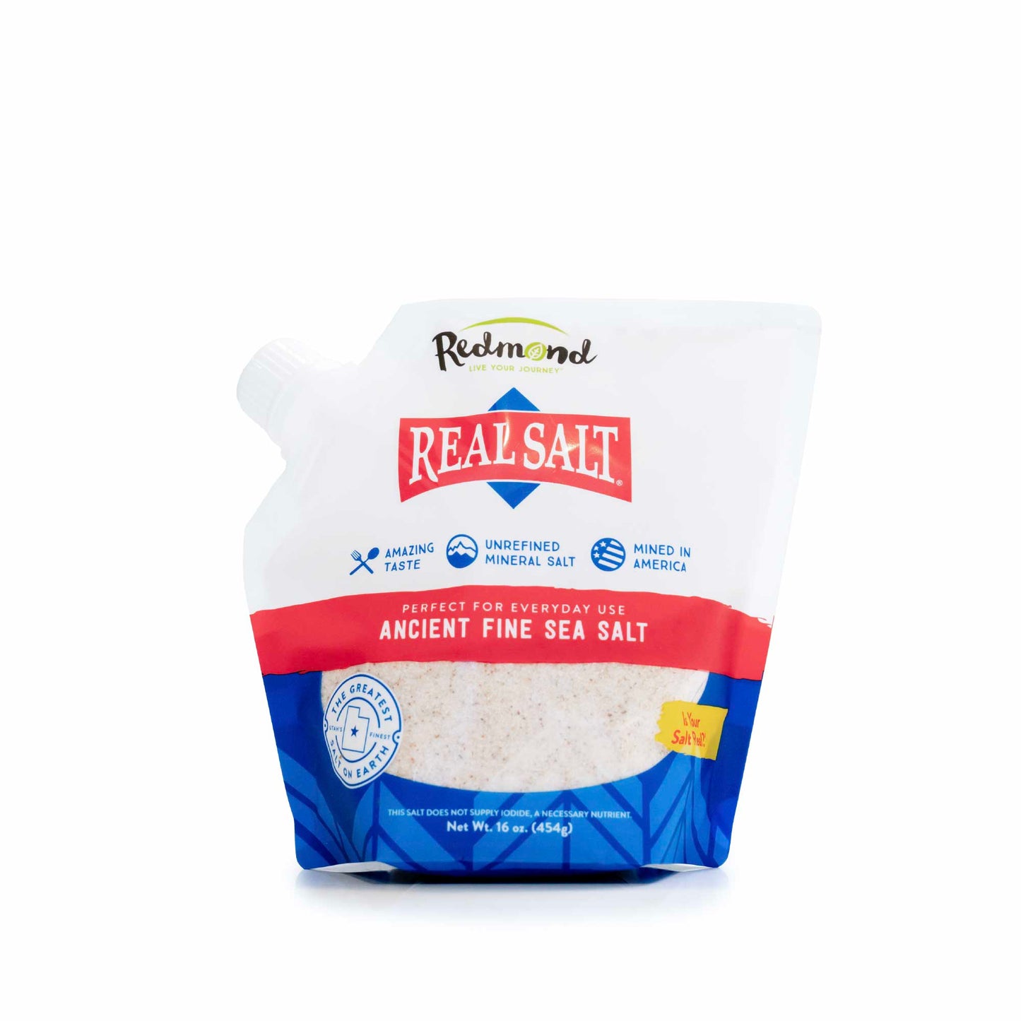 Real Salt Fine Refill Pouch 16oz
