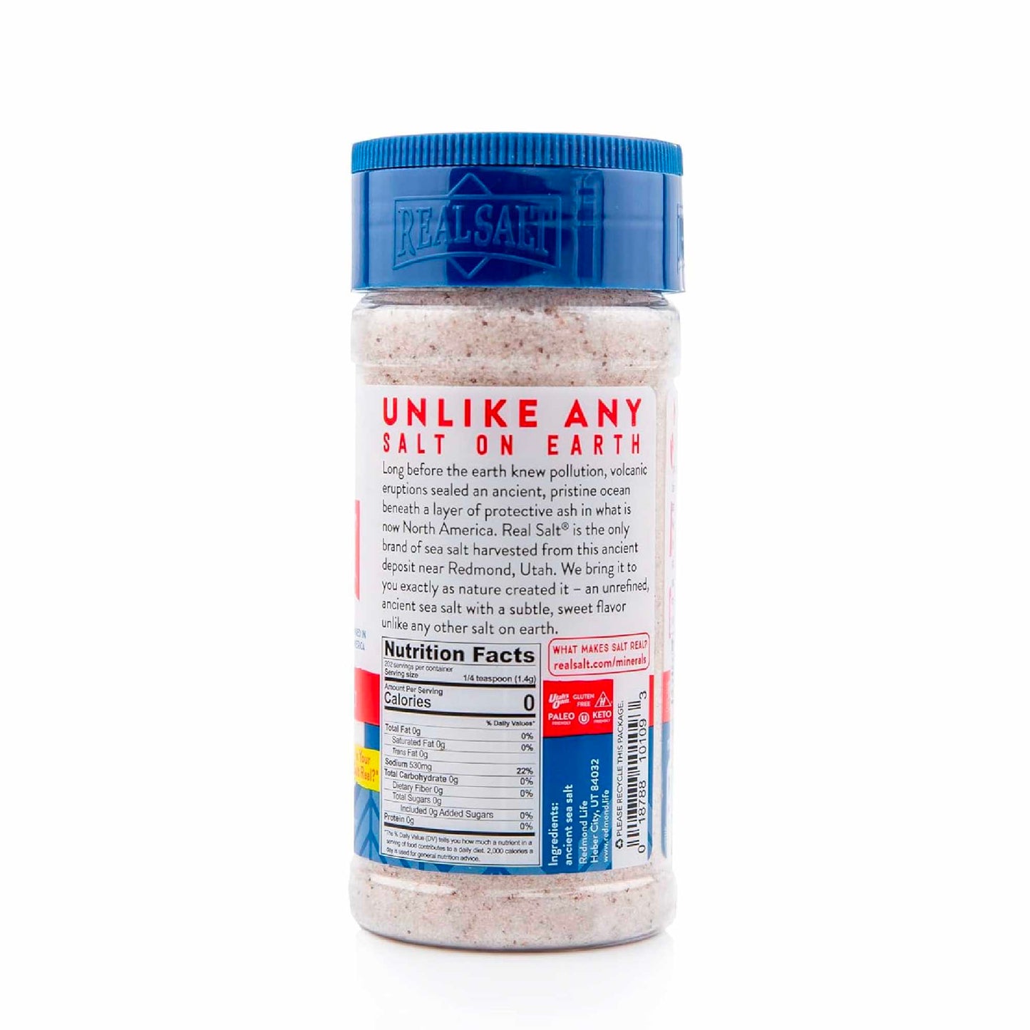 Real Salt Fine Shaker 10oz/284g