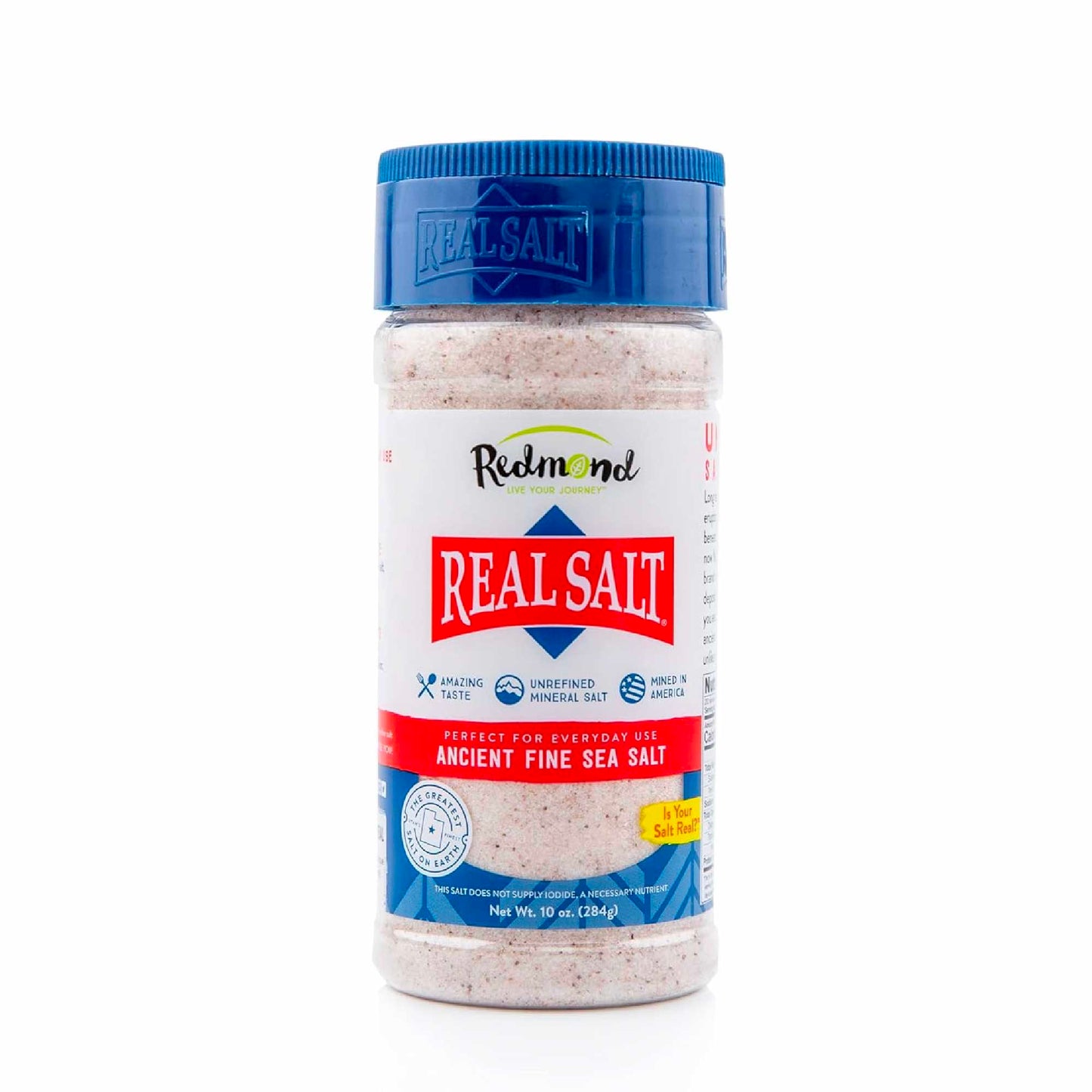 Real Salt Fine Shaker 10oz/284g
