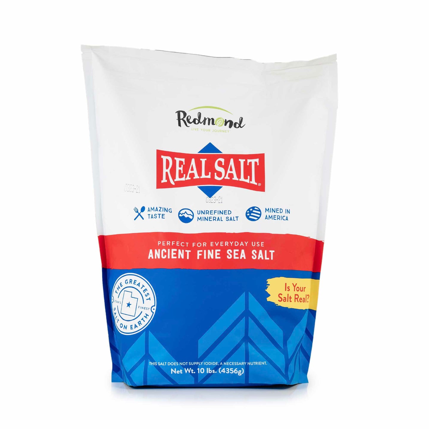 Real Salt Fine Bulk Bag 10lb/4.4kg