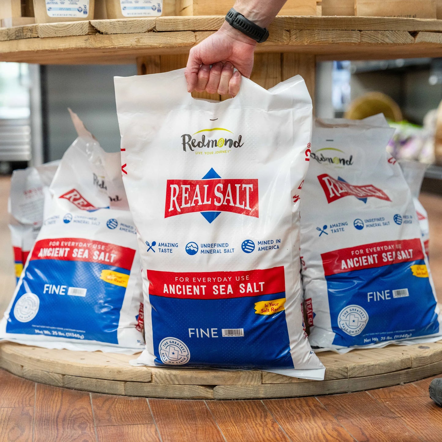 Real Salt Fine Bulk Bag 25lb