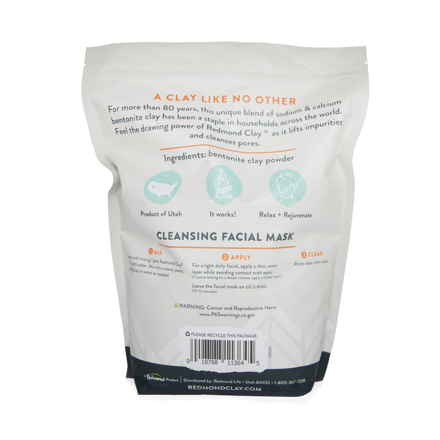 Redmond Bentonite Clay Ready-to-mix Clay Bag