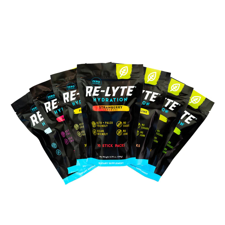 ReLyte Hydration Electrolyte Mix 30 Count Stick Pack Flavour Range – All Flavours
