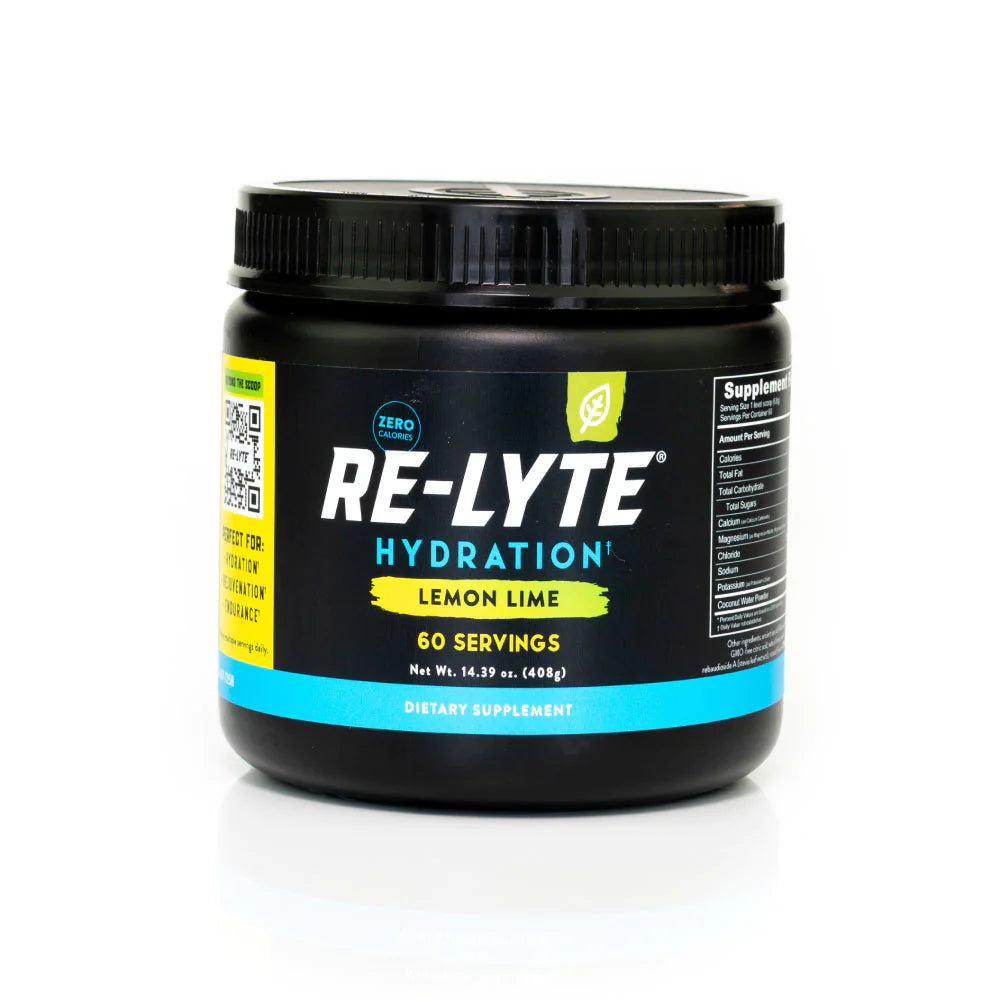 Re-Lyte Hydration Electrolyte Mix in Lemon Lime flavour – natural sugar-free hydration powder