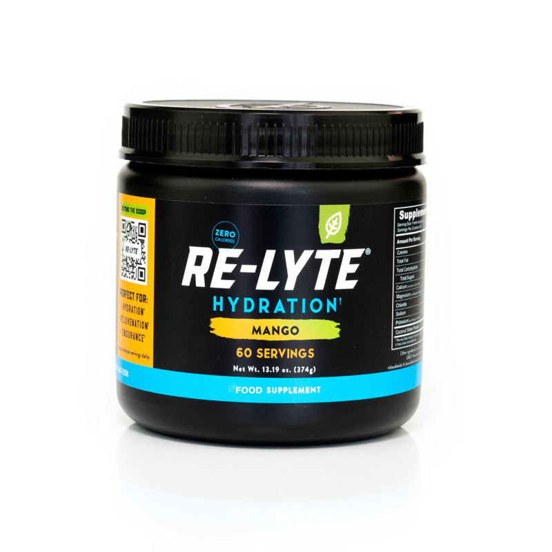 
                  
                    Re-Lyte Hydration Electrolyte Mix in Mango flavour – natural sugar-free hydration powder
                  
                