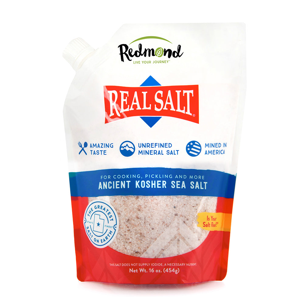 Real Salt Kosher Refill Pouch 16oz/454g